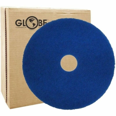 GLOBE 240B-13 GLOBE CLEANERFLOORPAD,BLUE 13""