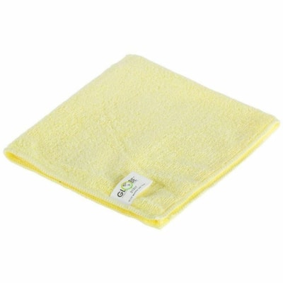 GLOBE 3131Y 14""X14"" MICROFIBER CLOTH,YEL