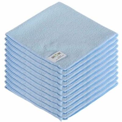 GLOBE 3131B 14""X14"" MICROFIBER CLOTH, BLUE