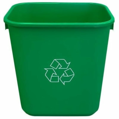 GLOBE 9756GRN SOFT WASTEBASKET 26L GREEN
