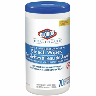 CLOROX 01308 CLOROX BLEACH WIPES 70CT