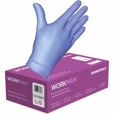 LATOPLAST 007-77702WM 4 MIL WORKMAN NITRILE GLOVE M