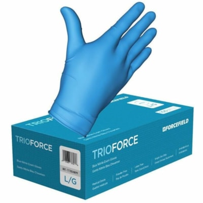 LATOPLAST 007-77703IN/PF 4 MIL TRIO NITRILE, GLOVE, LRG