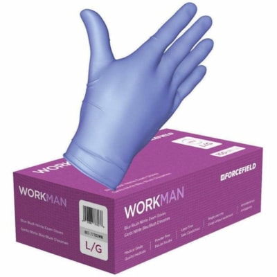 LATOPLAST 007-77704WM 4 MIL WORKMAN NITRILE GLOVE XL