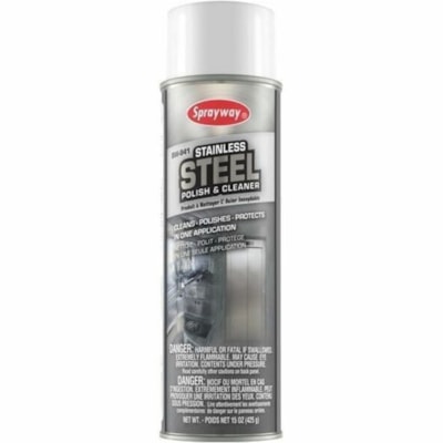 PLUS II SANITATION 79420841 SPRAYWAY SS POL&CLNR 15OZ