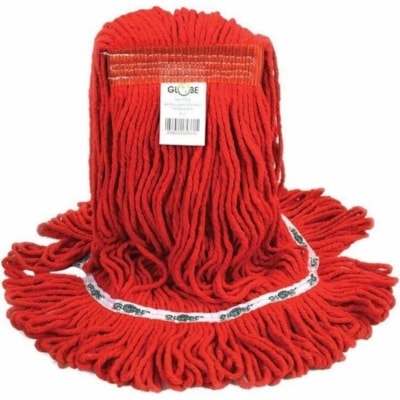 GLOBE 5091R LOOPED END WET MOP RED 20OZ