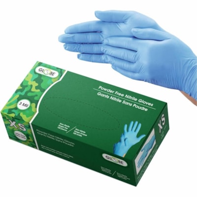 GLOBE 7849 GLOBE NITRILE GLOVE 100/BX-XS