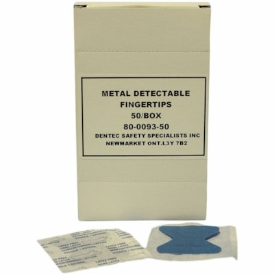 DENTEC 80-0093-50 METAL DETECT FABRIC FINGERTIP