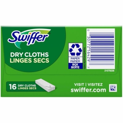 PROCTER & GAMBLE 16429 SWIFFER DRY CLOTH UNSCNTD16/BX