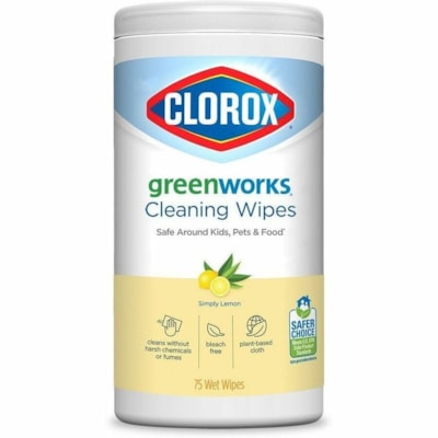 CLOROX 5550055872PK03 CLOROX GRNWRKS WIPES 75CT
