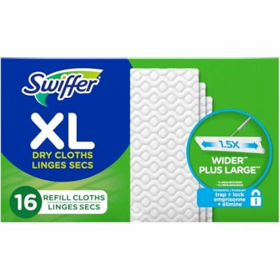 PROCTER & GAMBLE 15380 SWIFFER DRYCLOTH XL 16/BX