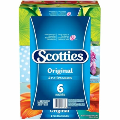 IMPERIAL DADE 102474 SCOTTIES FACIAL TISSUE 6PK